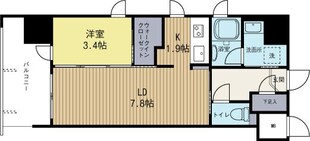 アルファシオベイス博多の物件間取画像